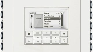 Russound MDKC6 C-Series 2-Gang Keypad (Non Erp Compliant) White