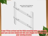 Invision LARGE VESA Adapter for TV Wall Mounting Brackets - Brand New Ultra Slim Design fits