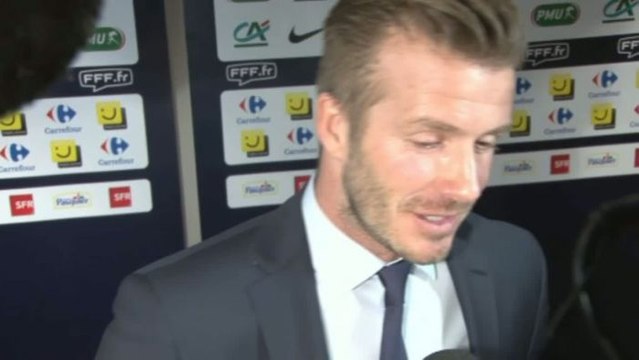 Foot - Coupe : Beckham, «J'ai pris du plaisir»