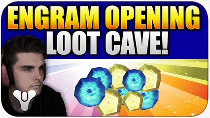 Destiny: Big "ENGRAM OPENING" + "LOOT CAVE" + Glimmer FARMING Spot