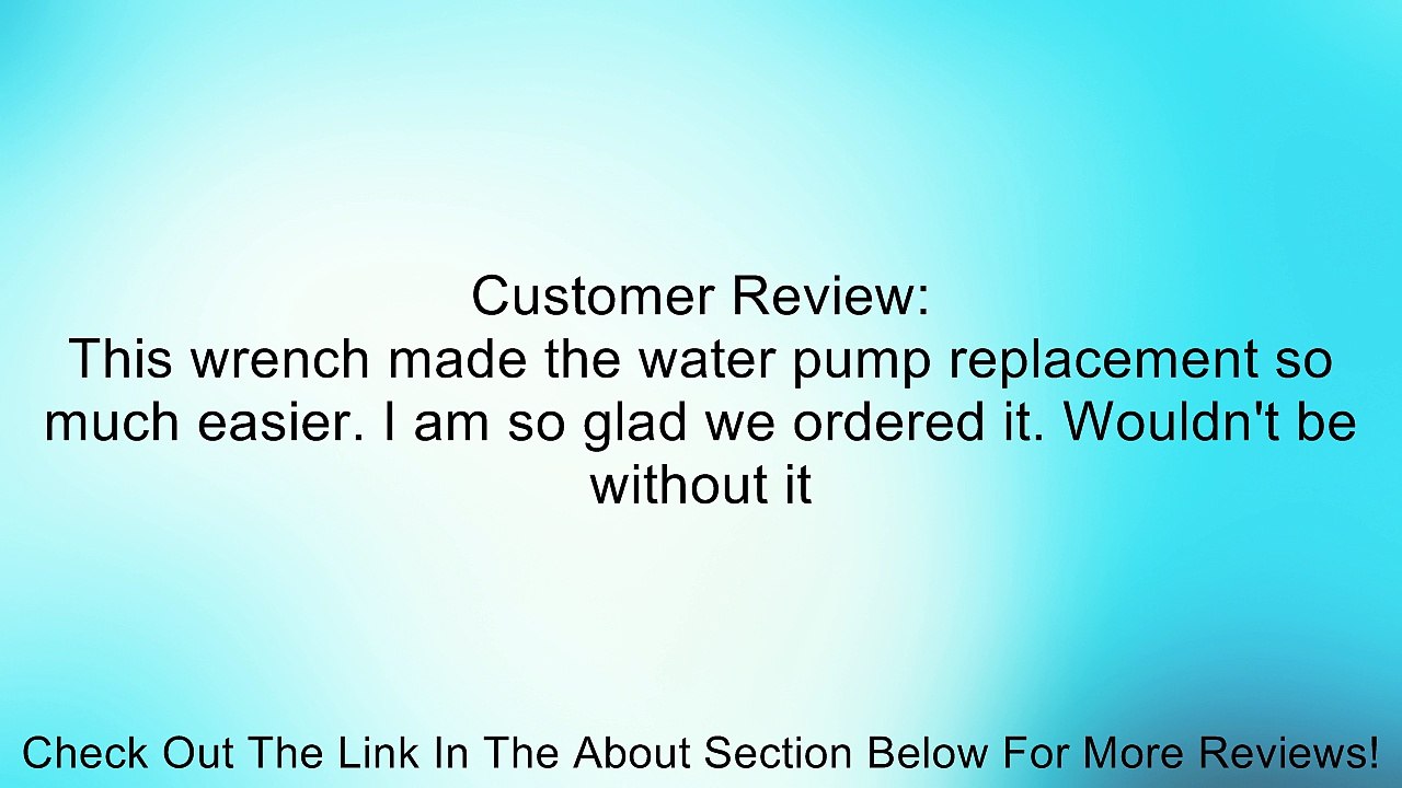 Lisle 13500 41mm Water Pump Wrench for GM 1.6L Review