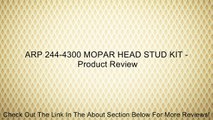 ARP 244-4300 MOPAR HEAD STUD KIT - Review
