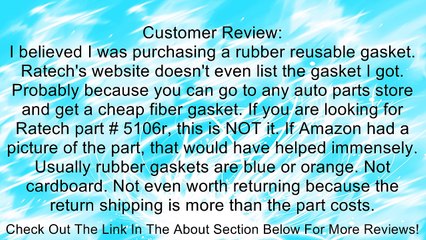 Ratech 5106 Differential Gasket Review