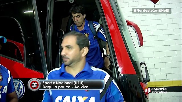 Confira a chegada do Sport na Arena Pernambuco