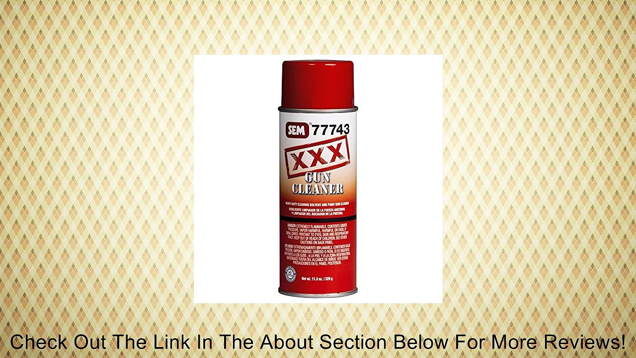 SEM 77743 XXX Cleaning Solvent - 11.3 oz. Review
