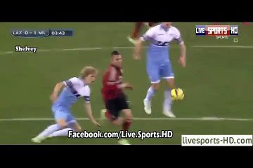 Jeremy Menez Goal Lazio 0 - 1 AC Milan 2015