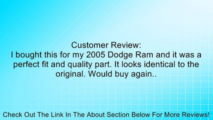 Oem Mopar Part 5Hz71xdvad 'Bezel' Review