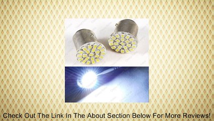 Download Video: Classy Autos 1156 LED Bulbs WHITE 22-SMD Backup Reverse Lights Tail (A Pair) Review