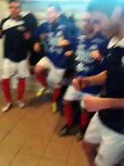 Moumo  la mouette après sa victoire face à Beaulieu