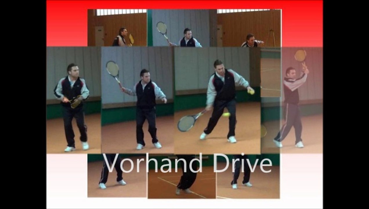 Tennis vorhand drive