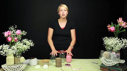 How to Decorate Mason Jars for a Wedding