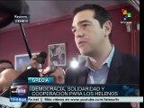 Alexis Tsipras acude a votar en elección griega