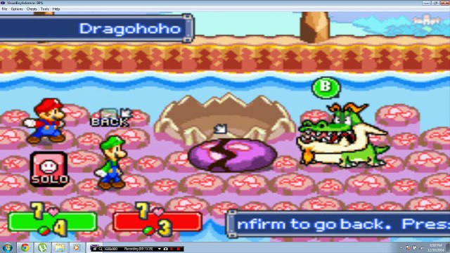 LP #5: Mario and Luigi superstar saga eo 5 Boss fight dragohoho (Nintendo Game Boy Advance/Eshop) 100% HD
