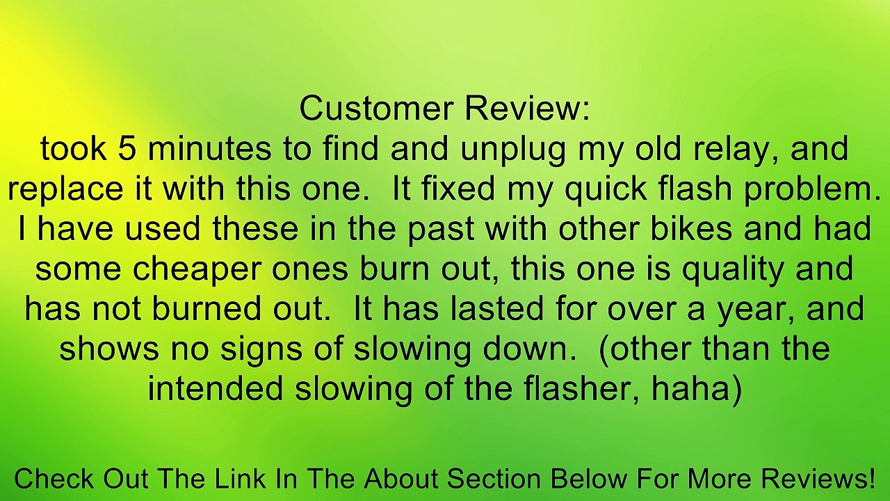 Lighting - Flash Controller - Suzuki - Relay - Turn Signal LED - 7 Pin - 2000, 2001, 2002, 2003, 2004, 2005, 2006, 2007, 2008, 2009, 2010, 2011, 2012, 2013, 2014 GSXR 600 / 750 / 1000 / 1300, TLR, Bandit 600 / 1200, GSX Review