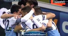 Miroslav Klose Goal Lazio 2 - 1 AC Milan Serie A 24-1-2015
