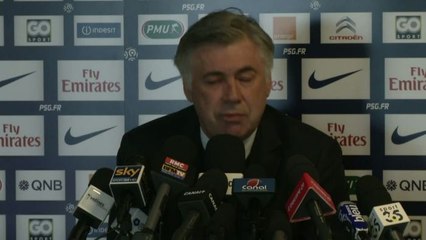 FOOT - L1 - PSG - Ancelotti : «Lavezzi se donne à cent pour cent»