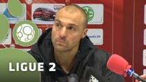 Conférence de presse Valenciennes FC - Tours FC (1-2) : Bernard  CASONI (VAFC) - Gilbert  ZOONEKYND (TOURS) - 2014/2015