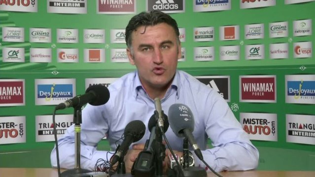 FOOT - L1 - ASSE - Galtier : «Le groupe ne méritait pas ça»