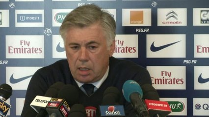 FOOT - L1 - PSG - Ancelotti : «J'hésite encore»