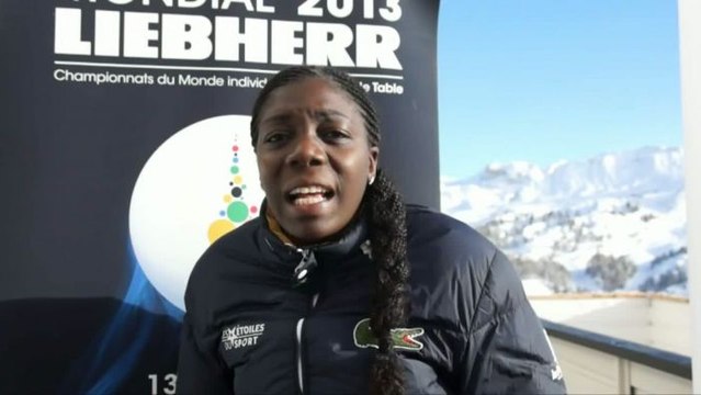 Tennis de table: Mondial Ping - Gwladys Epangue