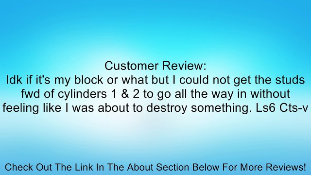 ARP 4341301 Header Stud Kit for Chevy LS1 Review