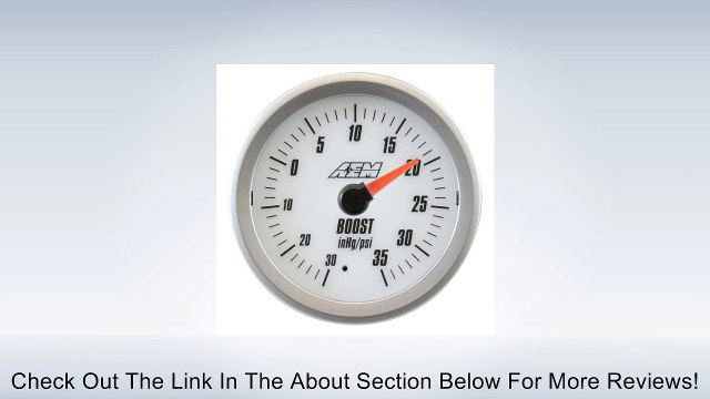 AEM 30-5132 -30-35PSI SAE Boost Analog Gauge Review
