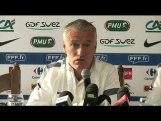 FOOT - Bleus - Deschamps : «Deux équipes différentes»