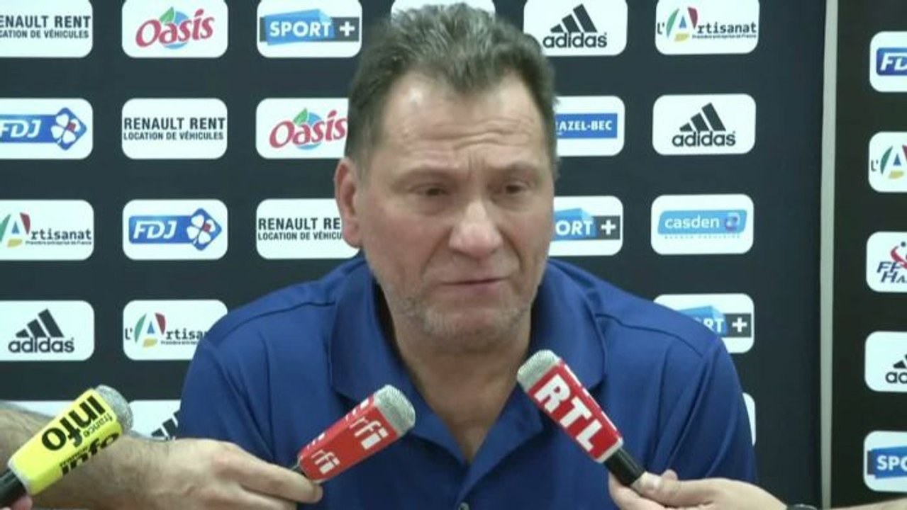 HAND - BLEUES - Krumbholz : «C'est un choc»