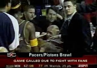 NBA Fight - Pistons vs Pacers