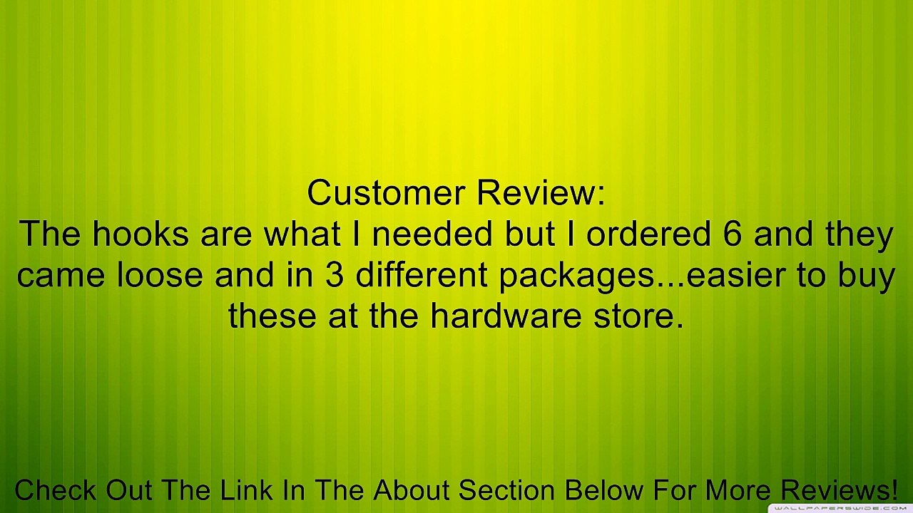 Forney 61210 Screw Hook, Number-10 Thread-by-5/8-Inch Thread Length-by-2-1/16-Inch Overall Length Review