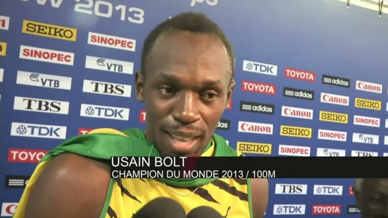 ATHLE - ChM - 100m - Bolt : «Je suis une légende»