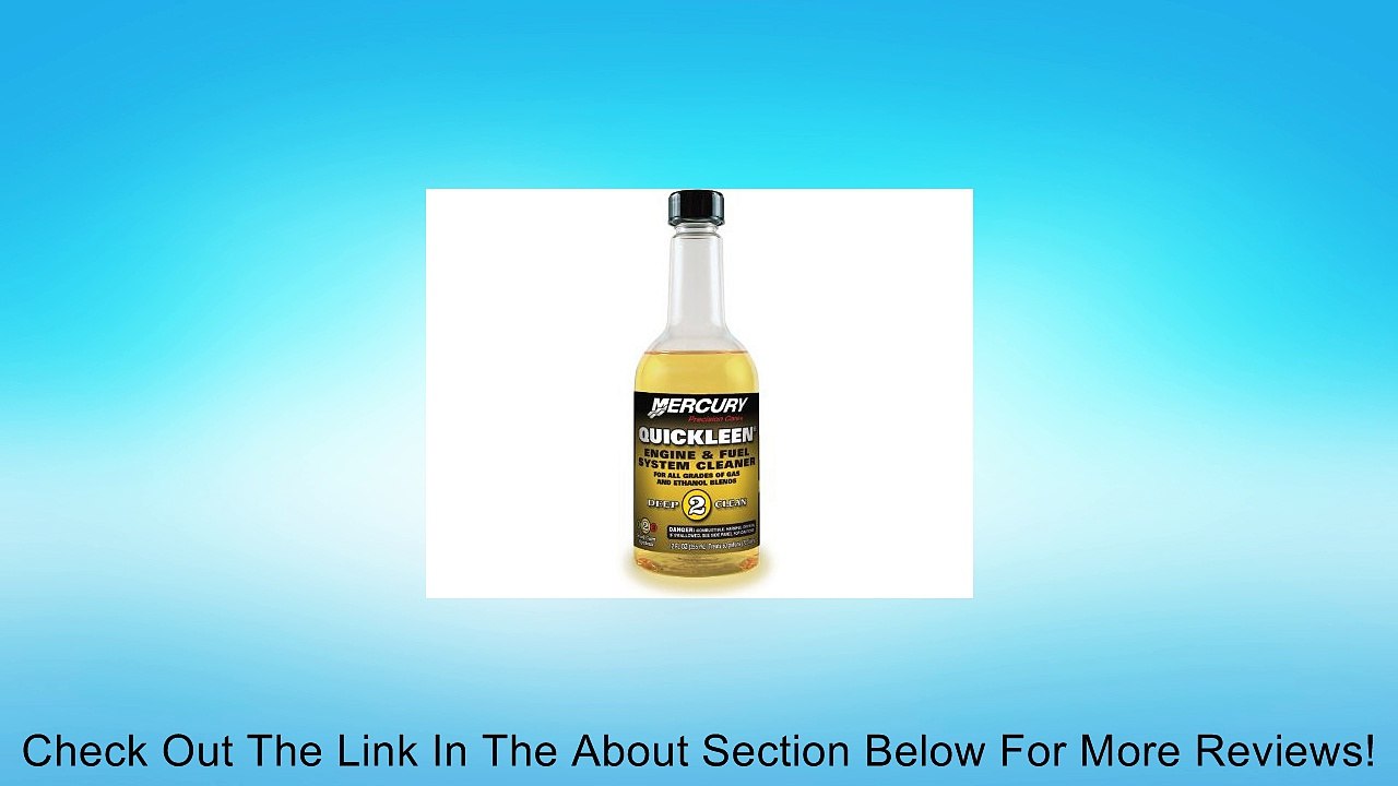 Mercury Marine Quickleen Engine Treatment Review