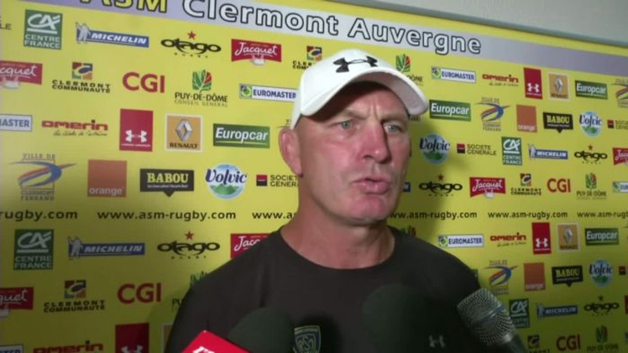 RUGBY - TOP 14 - ASM - Cotter : «Ce n'était pas leur équipe type»