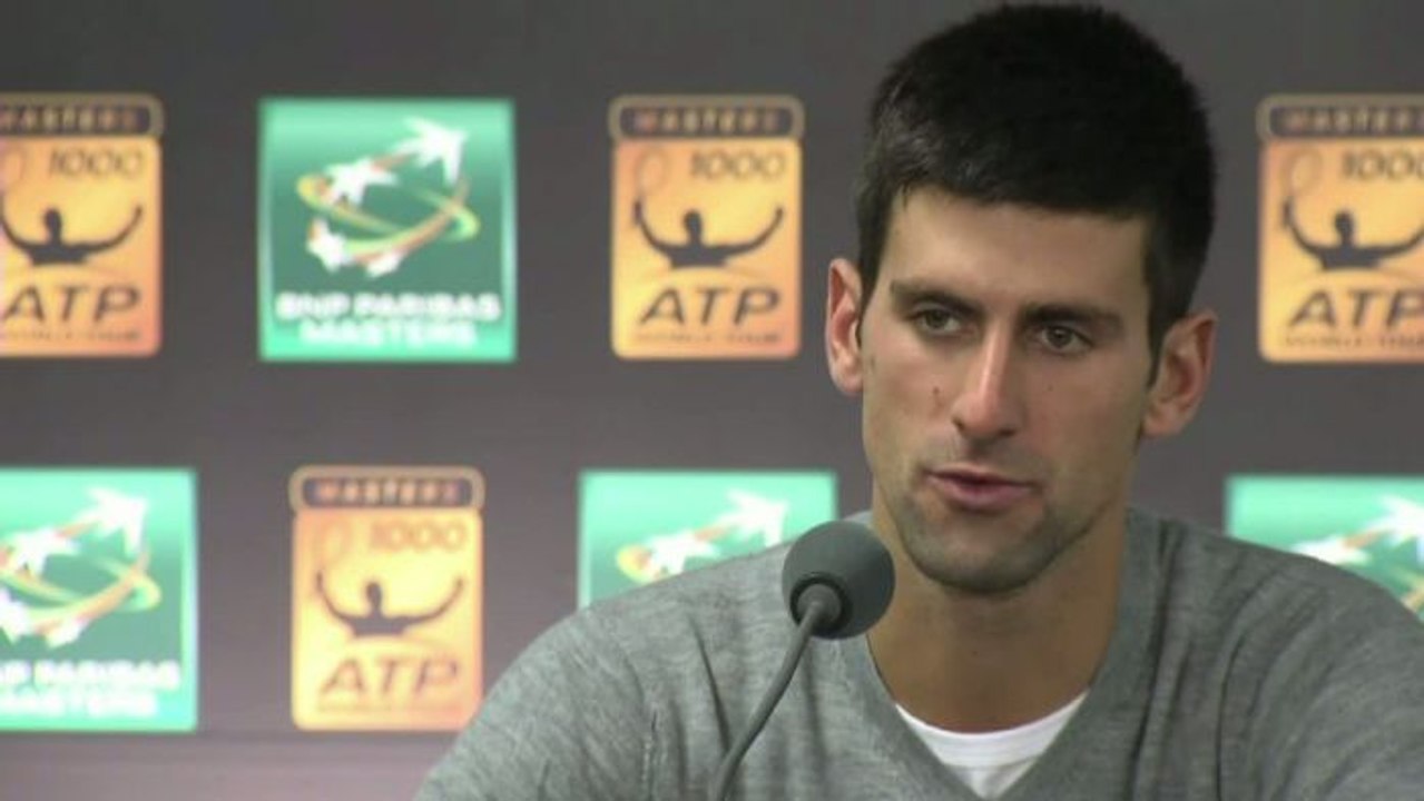 TENNIS - ATP - BNPPM - Djokovic : «J'ai réussi à jouer les bons coups»