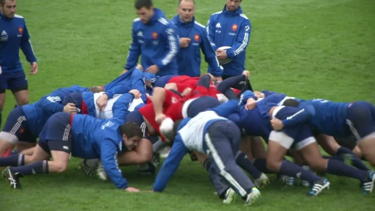 RUGBY - XV DE FRANCE : La mêlée, un secteur qui marche
