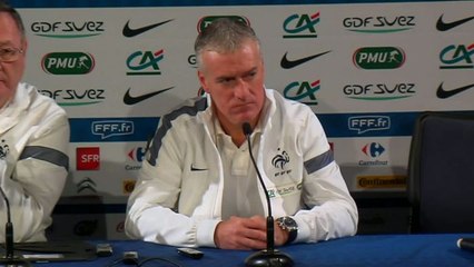 FOOT - BLEUS - Deschamps : «Plus la pelouse est de qualité...»