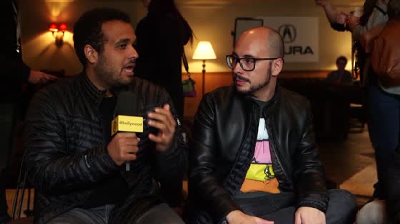 Nicolas Lopez and Aaron Burns seen at Sundance