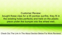 25 Push Type Retainer GM 21030249 Ford N807389S Review