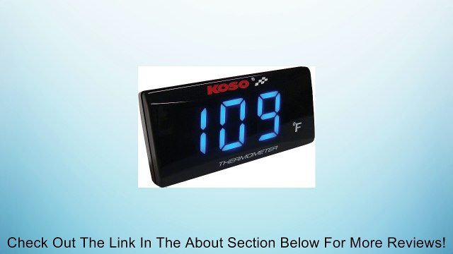 Koso North America Super Slim Temperature Gauge BA024B11 Review