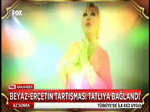 Beyaz Candan Erçetin Tartışması ünlülerin araya girmesiyle tatlıya bağlandı