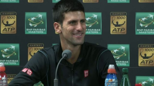 TENNIS - ATP - Bercy - Djokovic : «Le français est une belle langue»