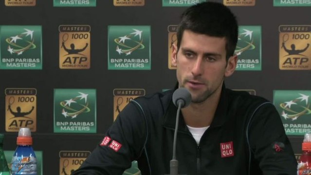 TENNIS - ATP - Bercy - Djokovic : «J'ai joué un grand match»