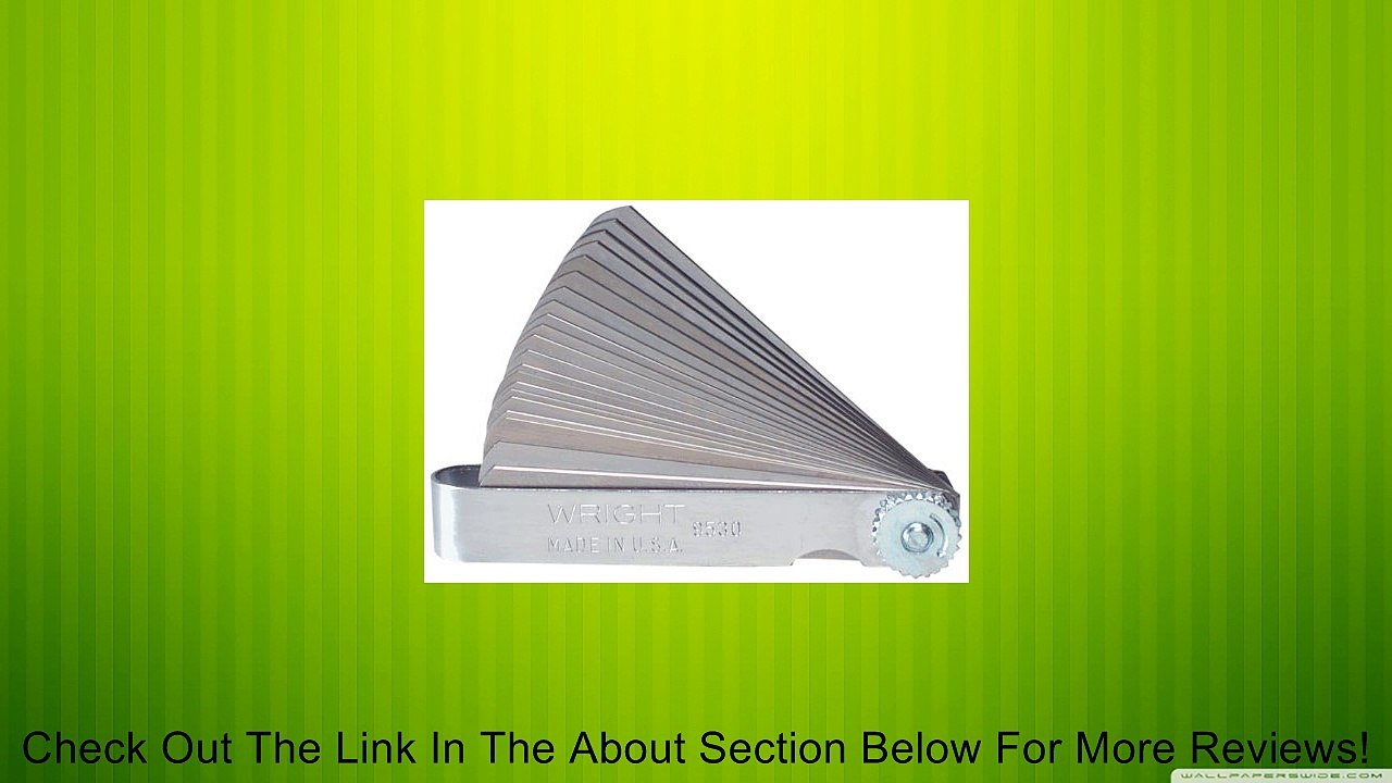 Wright Tool 9530 25-Blade Master Feeler Gauge Review