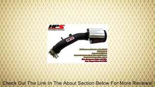 04-08 Acura TSX 2.4L HPS Short Ram Air Intake Kit Wrinkle Black 05 06 07 Review