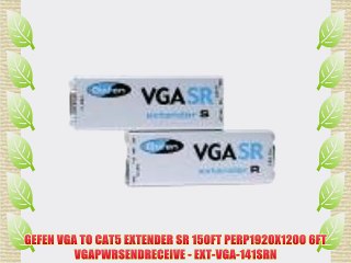 GEFEN VGA TO CAT5 EXTENDER SR 150FT PERP1920X1200 6FT VGAPWRSENDRECEIVE - EXT-VGA-141SRN