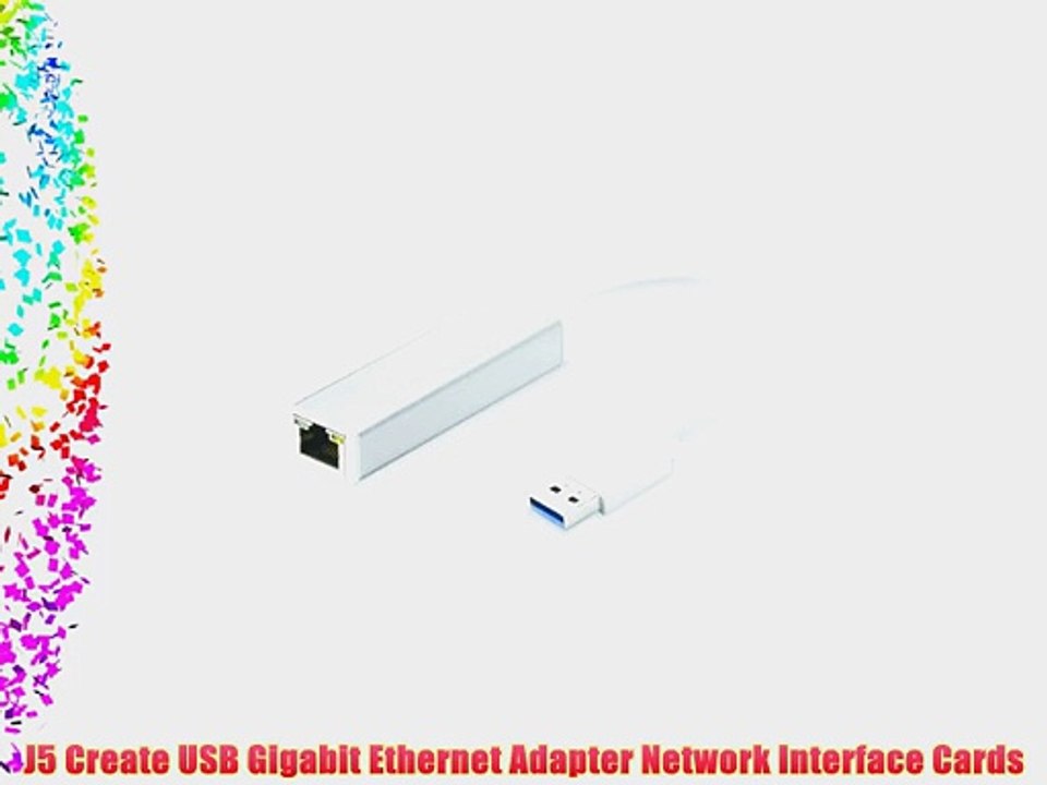 J5 Create USB Gigabit Ethernet Adapter Network Interface Cards