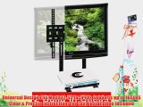 Mount World 1024D LCD LED Plasma TV Wall Mount with build in 2 tier shelf of Cable Box DVD