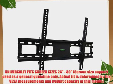 Slim Lcd Led Plasma Flat Tilt Tv Wall Mount Bracket 30 32 37 42 46 47 50 52 55 60 65 70 80