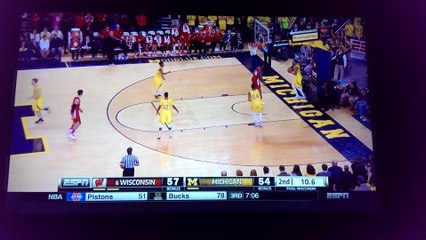 Michigan Buzzer Beater by Derrick Walton