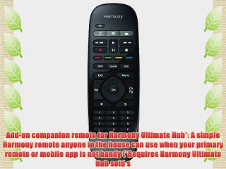 Logitech Harmony Smart Control Add-On Companion Remote for Harmony Ultimate Hub (915-000245)